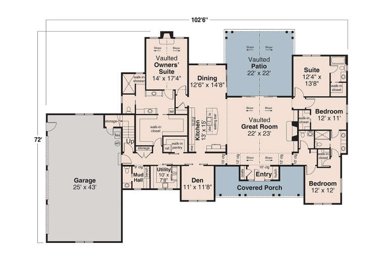 House Plan House Plan #34194 Drawing 1