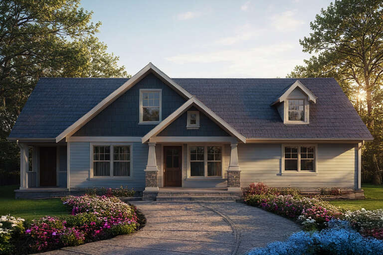 House Plan House Plan #34195 Front Elevation