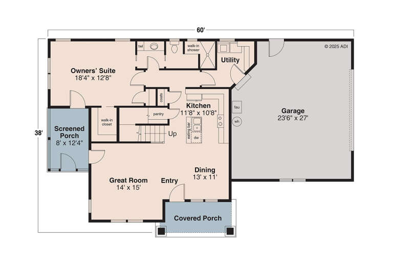 House Plan House Plan #34195 Drawing 1