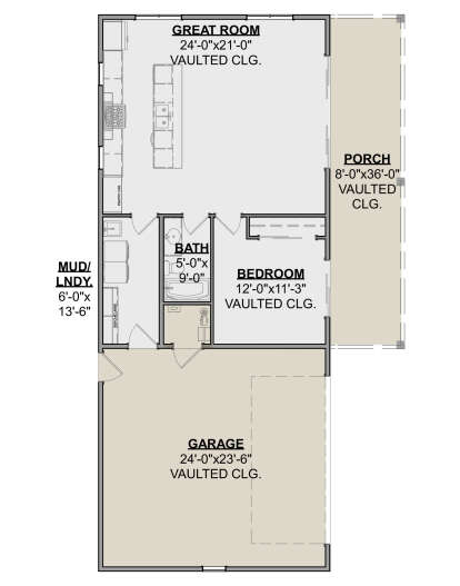 Main Floor  for House Plan #1462-00210