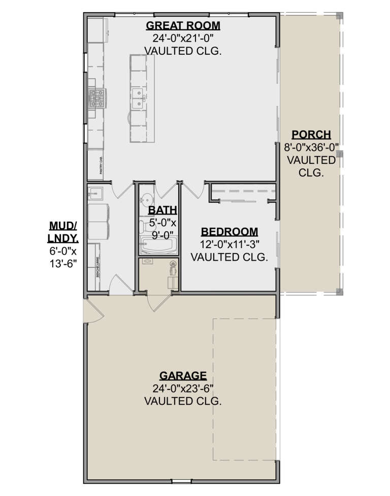 House Plan House Plan #34198 Drawing 1