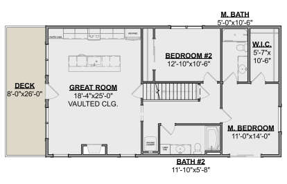 Main Floor  for House Plan #1462-00211