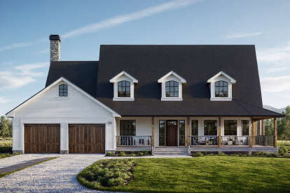 Modern Farmhouse House Plan #035-01193 Elevation Photo