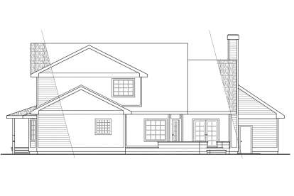 Modern Farmhouse House Plan #035-01193 Elevation Photo