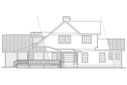Modern Farmhouse House Plan #035-01193 Elevation Photo