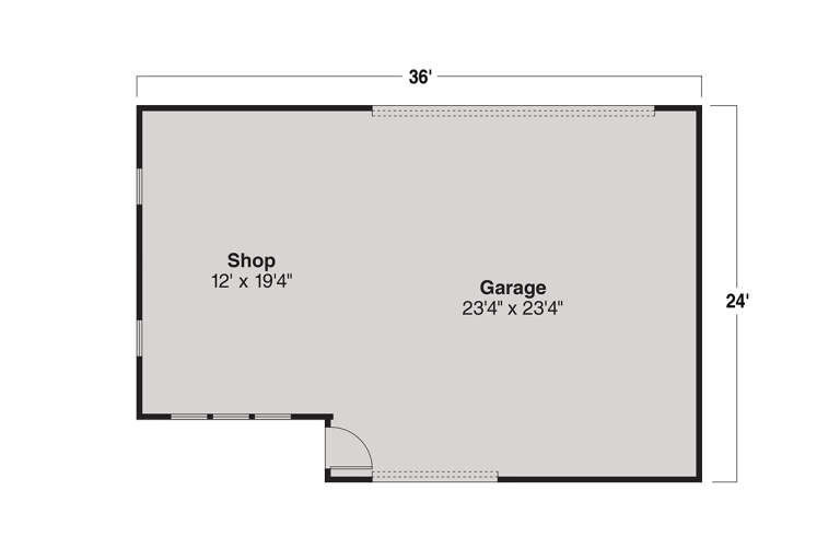 House Plan House Plan #34203 Drawing 1