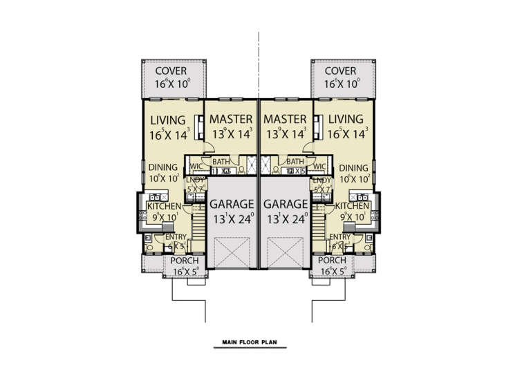 House Plan House Plan #34204 Drawing 1