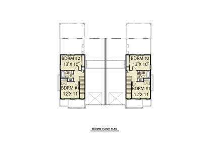 Second Floor for House Plan #2464-00205