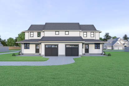 Traditional House Plan #2464-00206 Elevation Photo