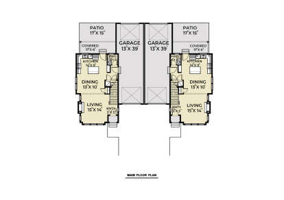 Main Floor  for House Plan #2464-00206