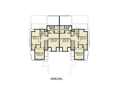 Second Floor for House Plan #2464-00206