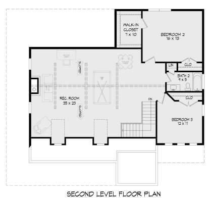 Second Floor for House Plan #940-01357