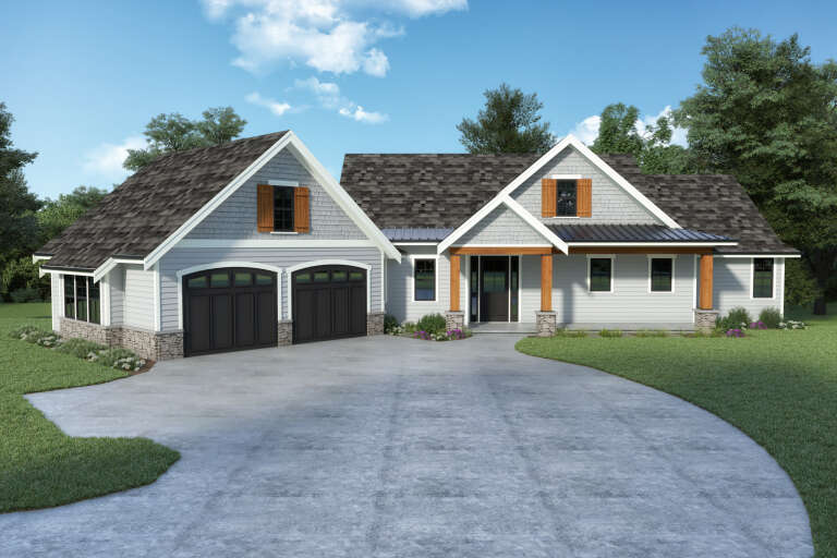 House Plan House Plan #34207 Front Elevation