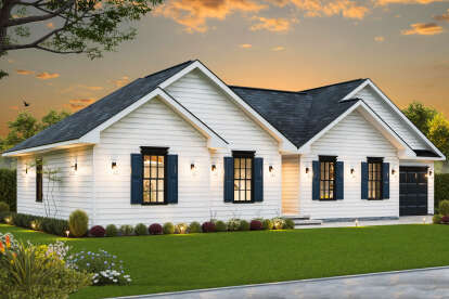 Traditional House Plan #699-00476 Elevation Photo