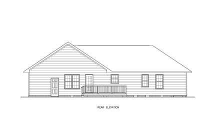 Traditional House Plan #699-00476 Elevation Photo