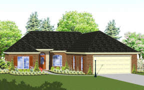 Small House Plan #041-00028 Elevation Photo