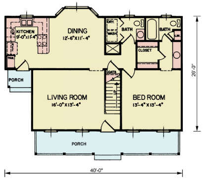 Main Floor  for House Plan #699-00477