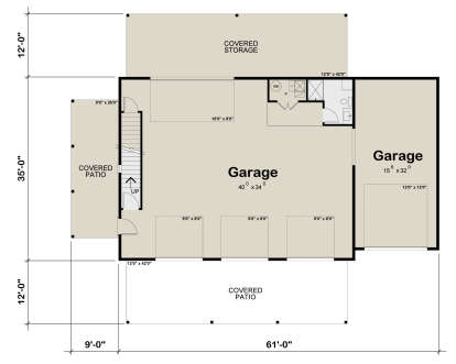 Garage Floor for House Plan #402-01849