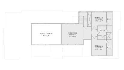 Second Floor for House Plan #6422-00120