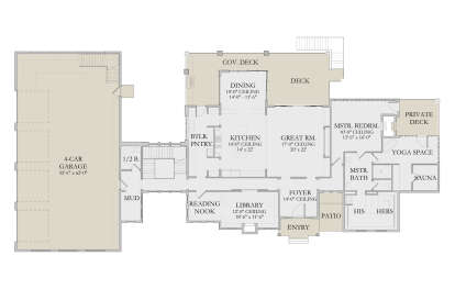 Main Floor  for House Plan #6422-00122