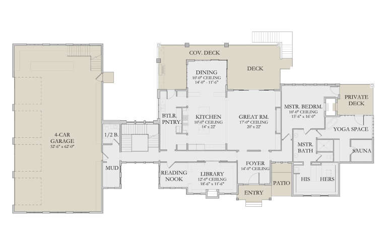 House Plan House Plan #34215 Drawing 1