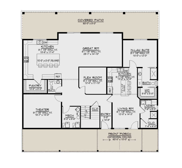 House Plan House Plan #34216 Drawing 1