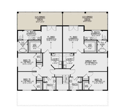 Second Floor for House Plan #5032-00384
