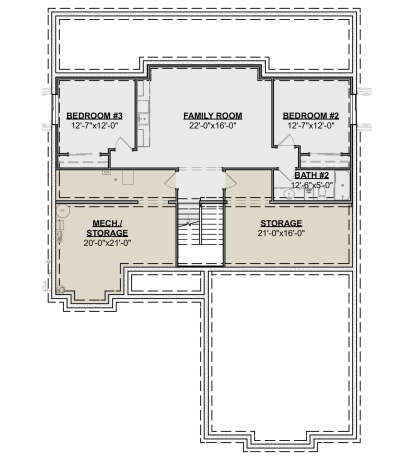 Second Floor for House Plan #1462-00213