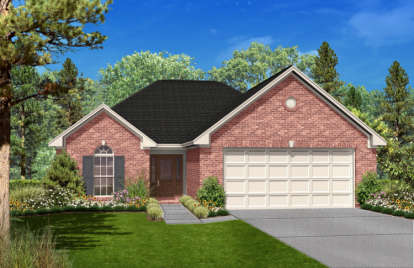 Traditional House Plan #041-00029 Elevation Photo