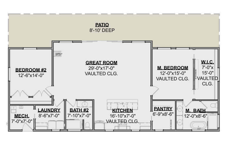 House Plan House Plan #34220 Drawing 1