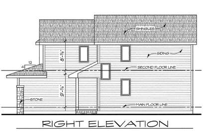 Traditional House Plan #402-01850 Elevation Photo