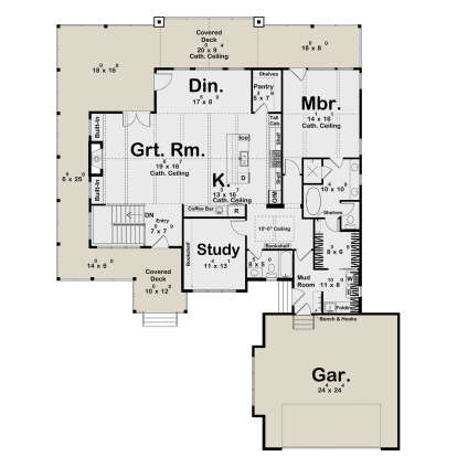 Main Floor  for House Plan #963-01188