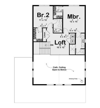 Second Floor for House Plan #963-01189