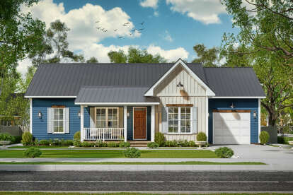 Country House Plan #699-00479 Elevation Photo