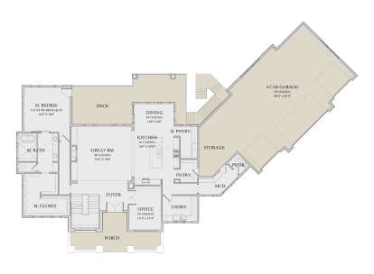Main Floor  for House Plan #6422-00123