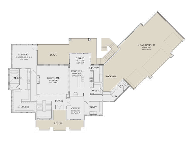 House Plan House Plan #34227 Drawing 1