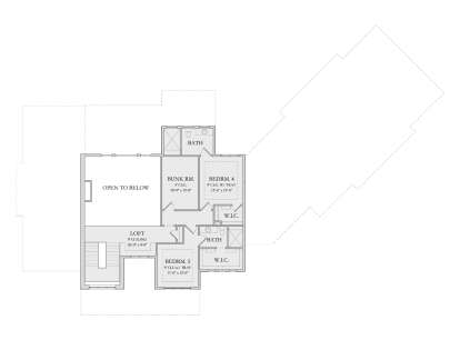 Second Floor for House Plan #6422-00123