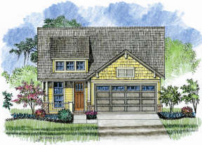 Cottage House Plan #041-00030 Elevation Photo