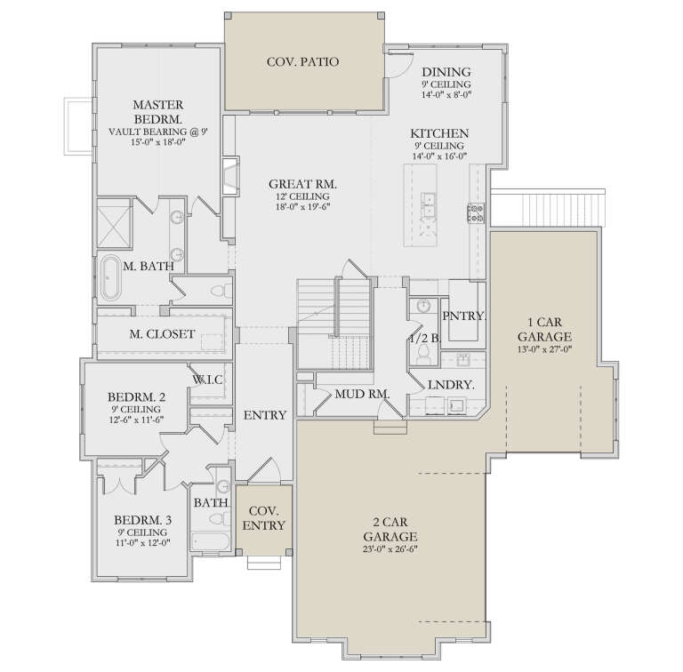 House Plan House Plan #34230 Drawing 1