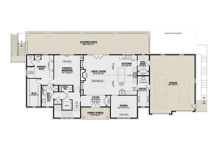 House Plan House Plan #34232 Drawing 1