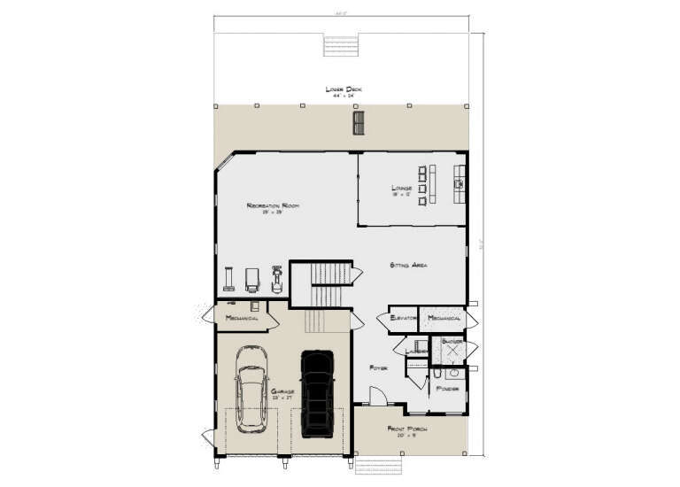 House Plan House Plan #34235 Drawing 1