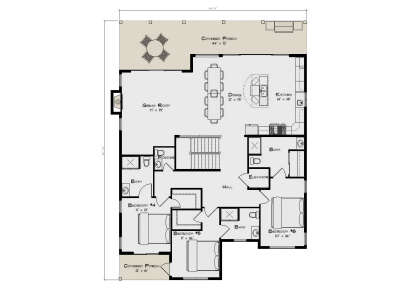 Main Floor for House Plan #8816-00008