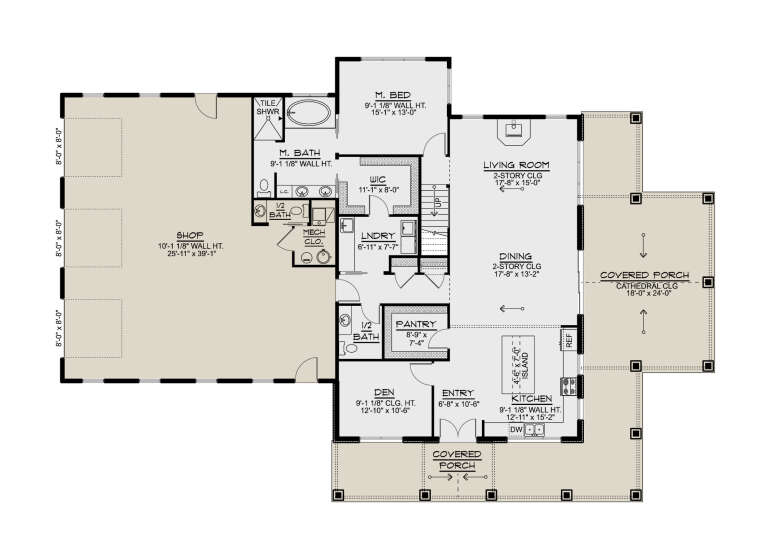 House Plan House Plan #34236 Drawing 1