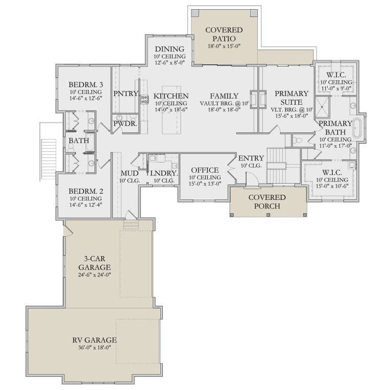 House Plan House Plan #34238 Drawing 1