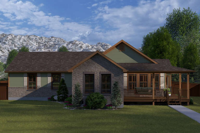 House Plan House Plan #34242 Front Elevation