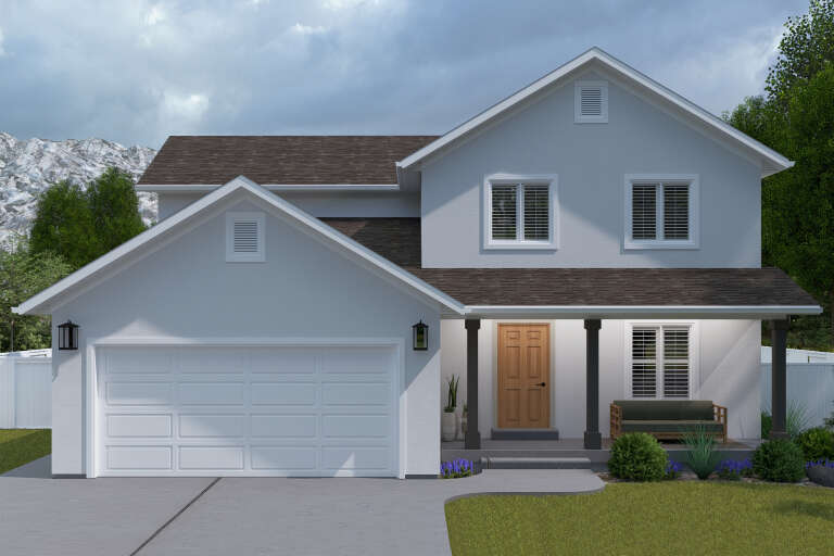 House Plan House Plan #34243 Front Elevation