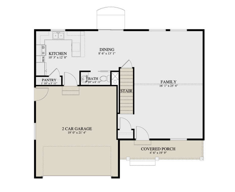 House Plan House Plan #34243 Drawing 1