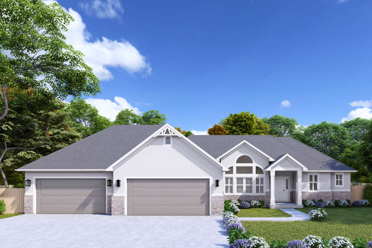 House Plan House Plan #34244 Front Elevation