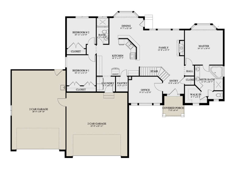 House Plan House Plan #34244 Drawing 1