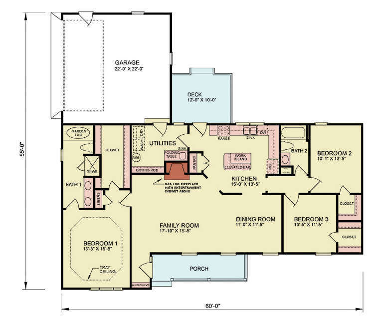 House Plan House Plan #34247 Drawing 1